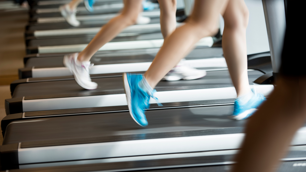 Using a treadmill to stay active