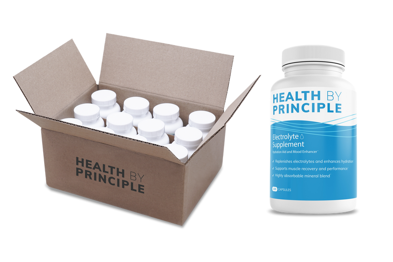 No Iodine Case of 12 Complete Electrolyte